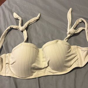 White bikini top